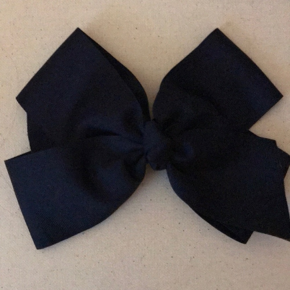 Navy blue medium-size bow
